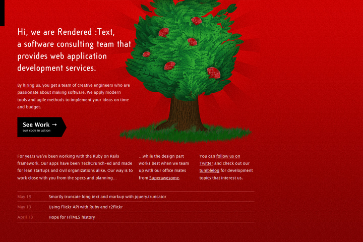Rendered Text